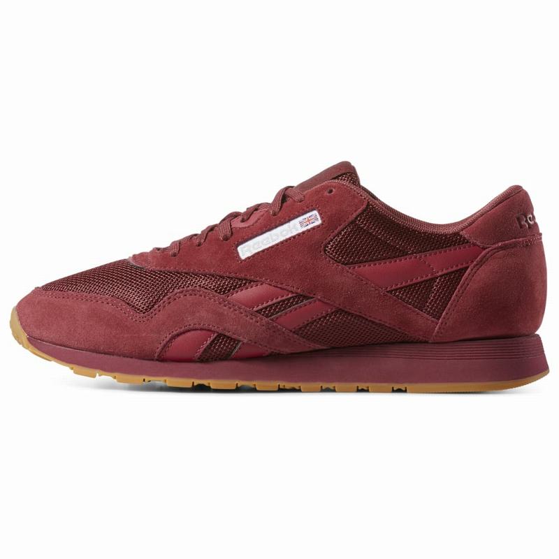 Tenisi Reebok Classic Nylon Barbati Rosii/Albi/Gri Romania JU6772JM